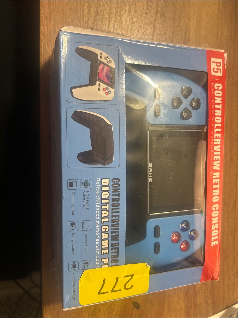 Handheld Game Console — Blue